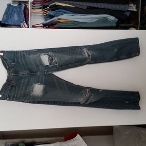 Mens Levi Strauss Jeans customly distressed
